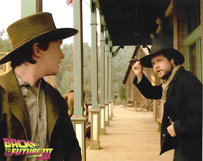 Marty McFly Scene – Back to the Future Part III Photo Signed by Michael Klastorin
